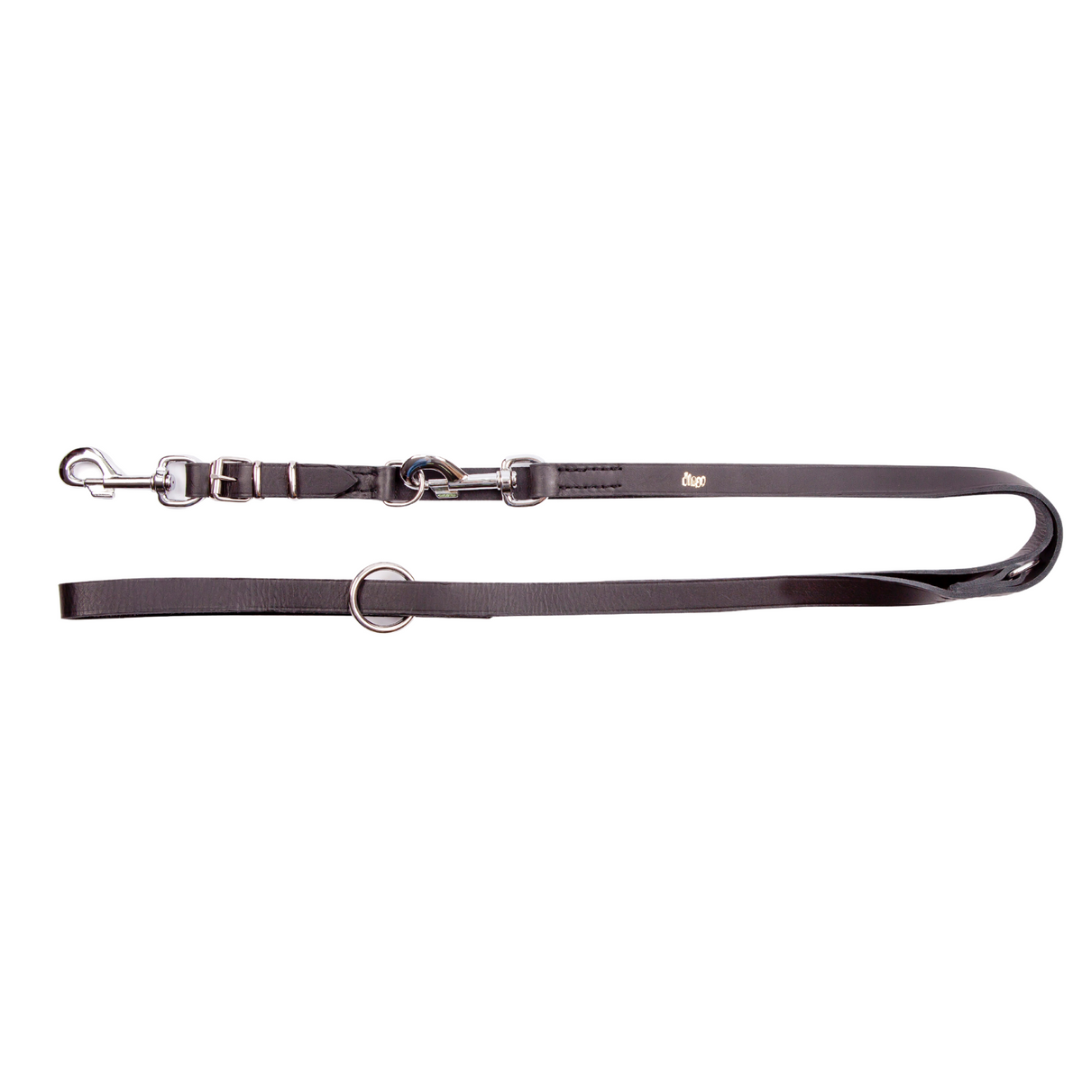 Lesă extensibilă cusută cu carabină înlocuibilă