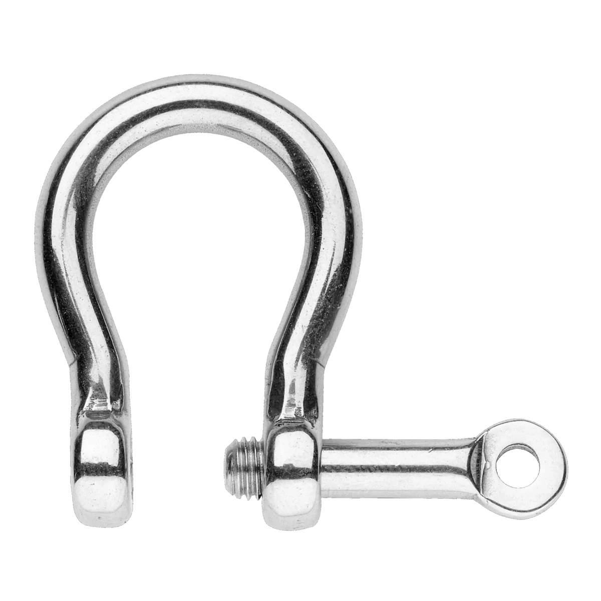 Cârlig cu bolt nedetușabil – oțel inoxidabil, 10 mm