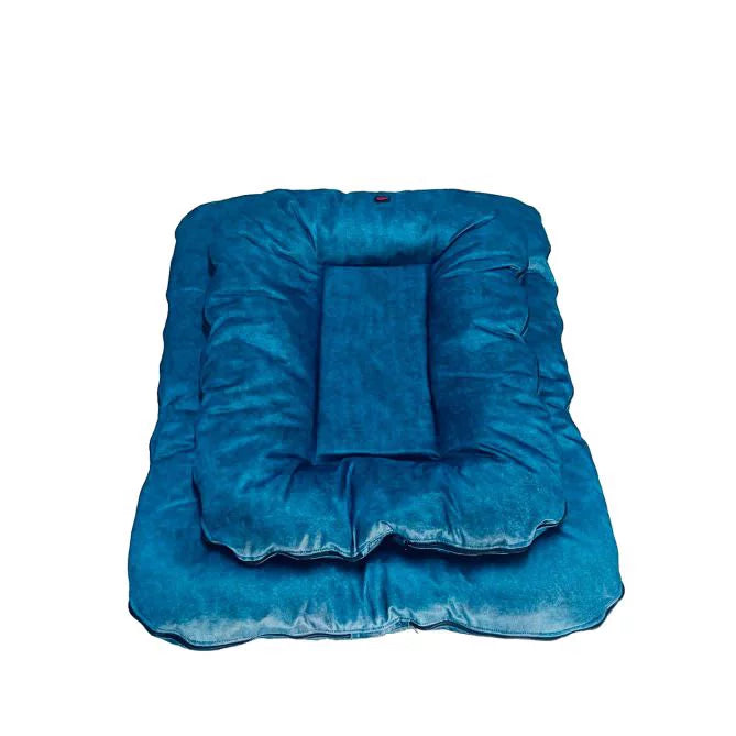 Set Natura Twin Perna Pat Inhouse 2 Dimensiuni Bleumarin