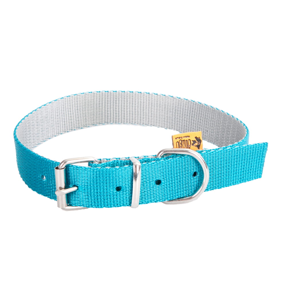 Zgardă pentru câine din bandă twilight silver