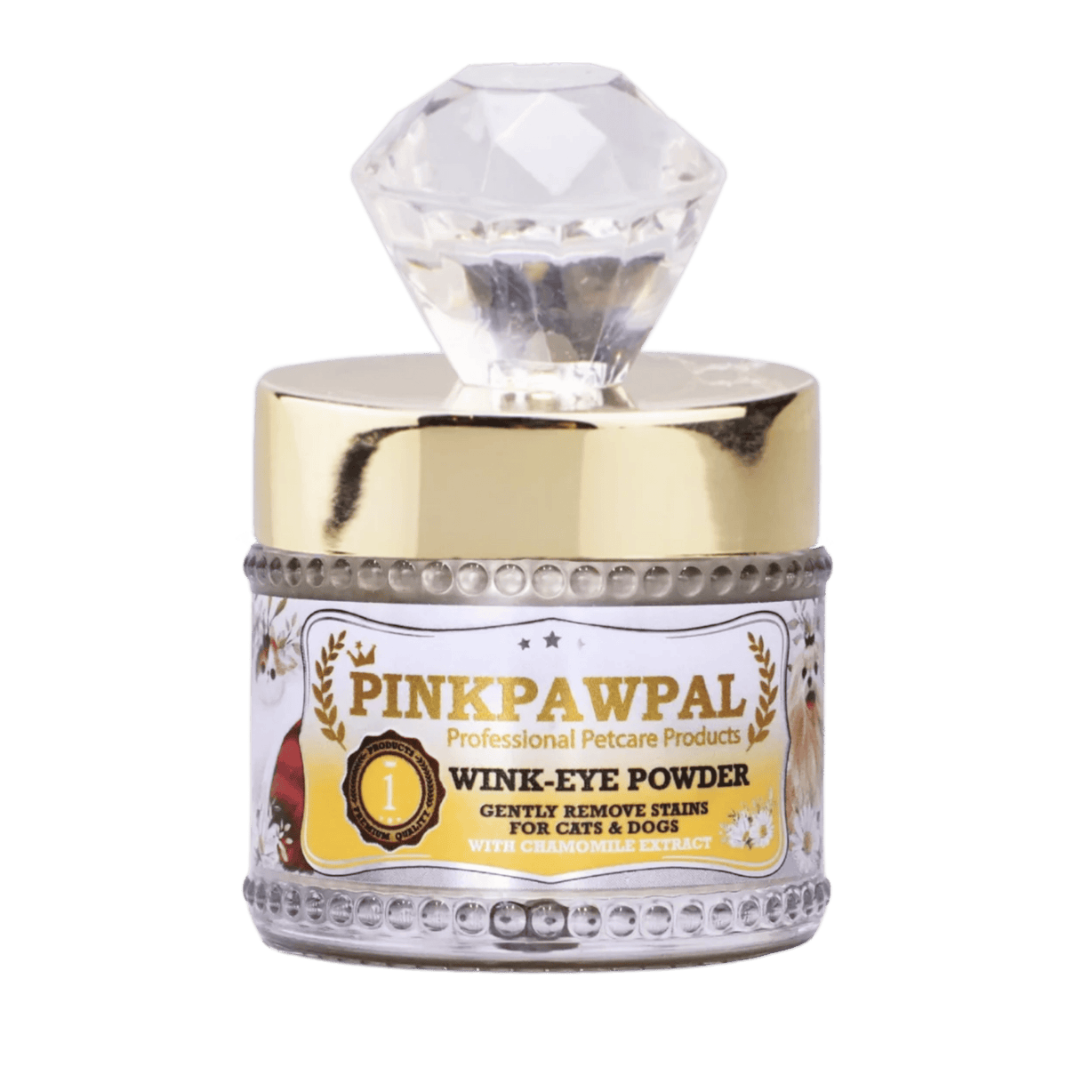Wink-Eye Powder - Pudră pentru pete lacrimale și îngrijirea zonei ochilor pentru pisici și câini