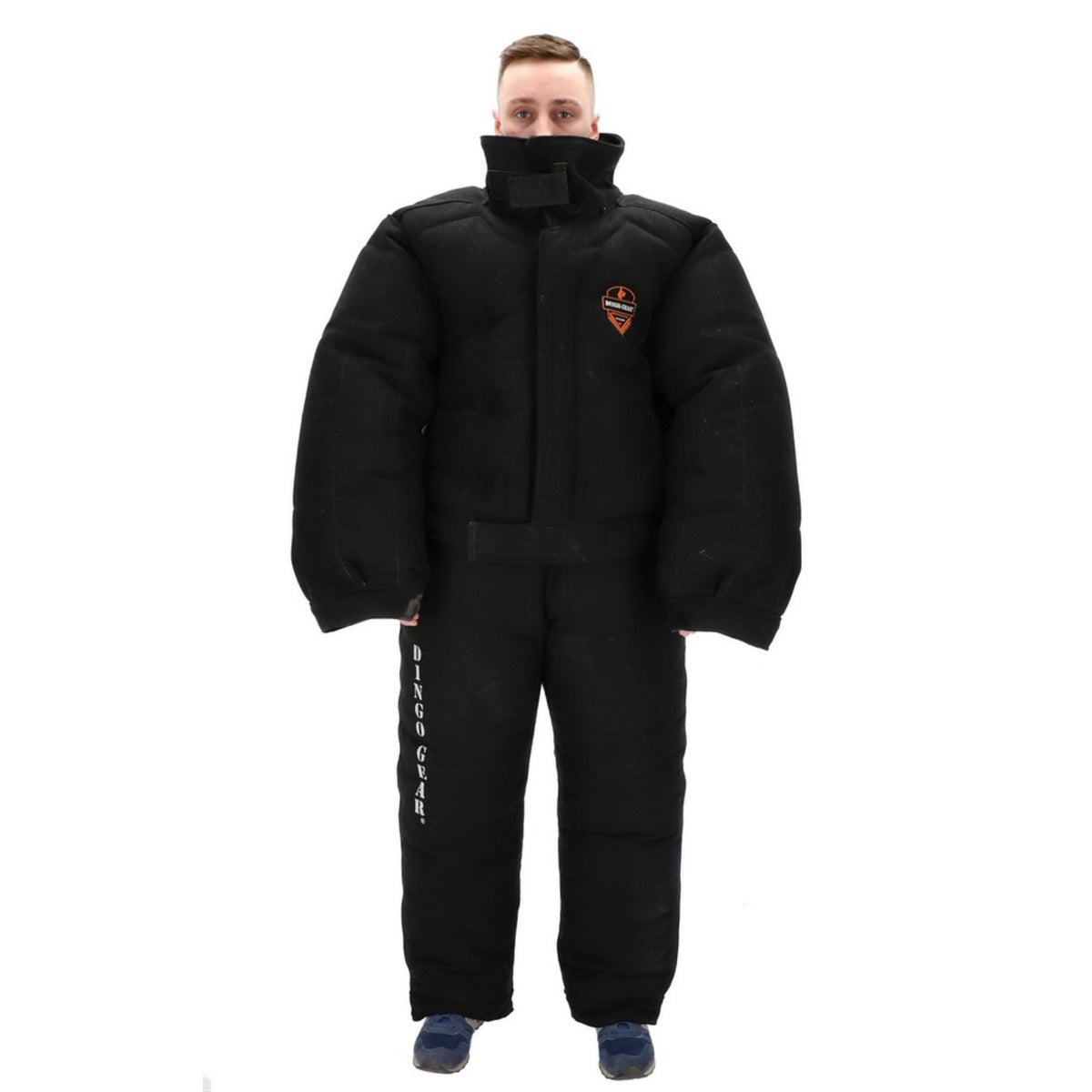 Dingo Gear – Pantaloni de dresaj „Maximum Protection” – negru, nylcot | L / XL / XXL
