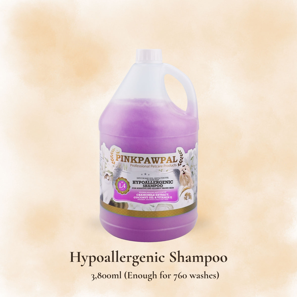 Hypoallergenic Shampoo - Șampon hipoalergenic pentru piele sensibilă, pisici și câini