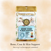 Bone Coat & Skin Support - Supliment pentru oase, blană și piele pentru pisici și căței de talie mică