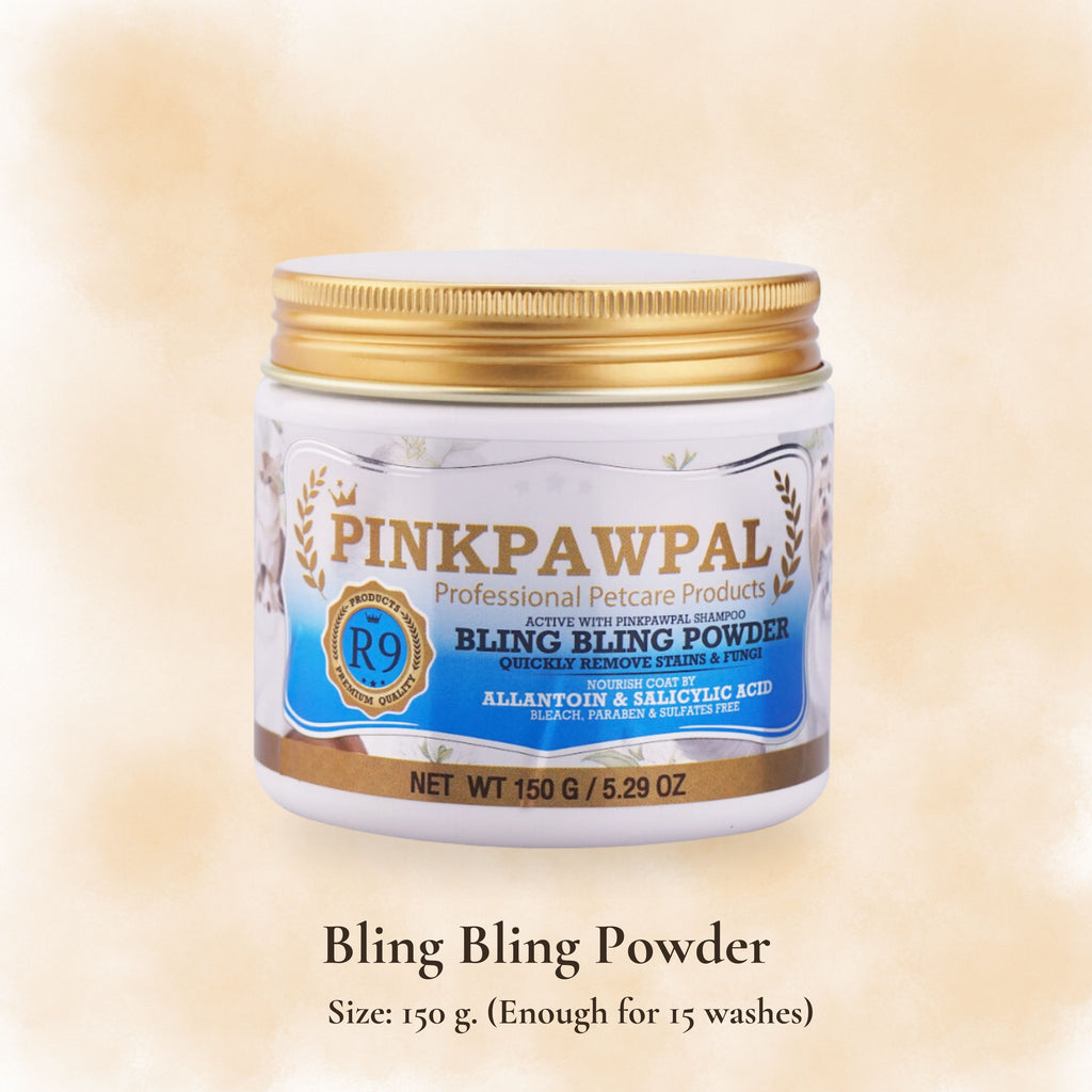 Bling Bling Powder - Pudră pentru îndepărtarea petelor și luminozitatea blănii
