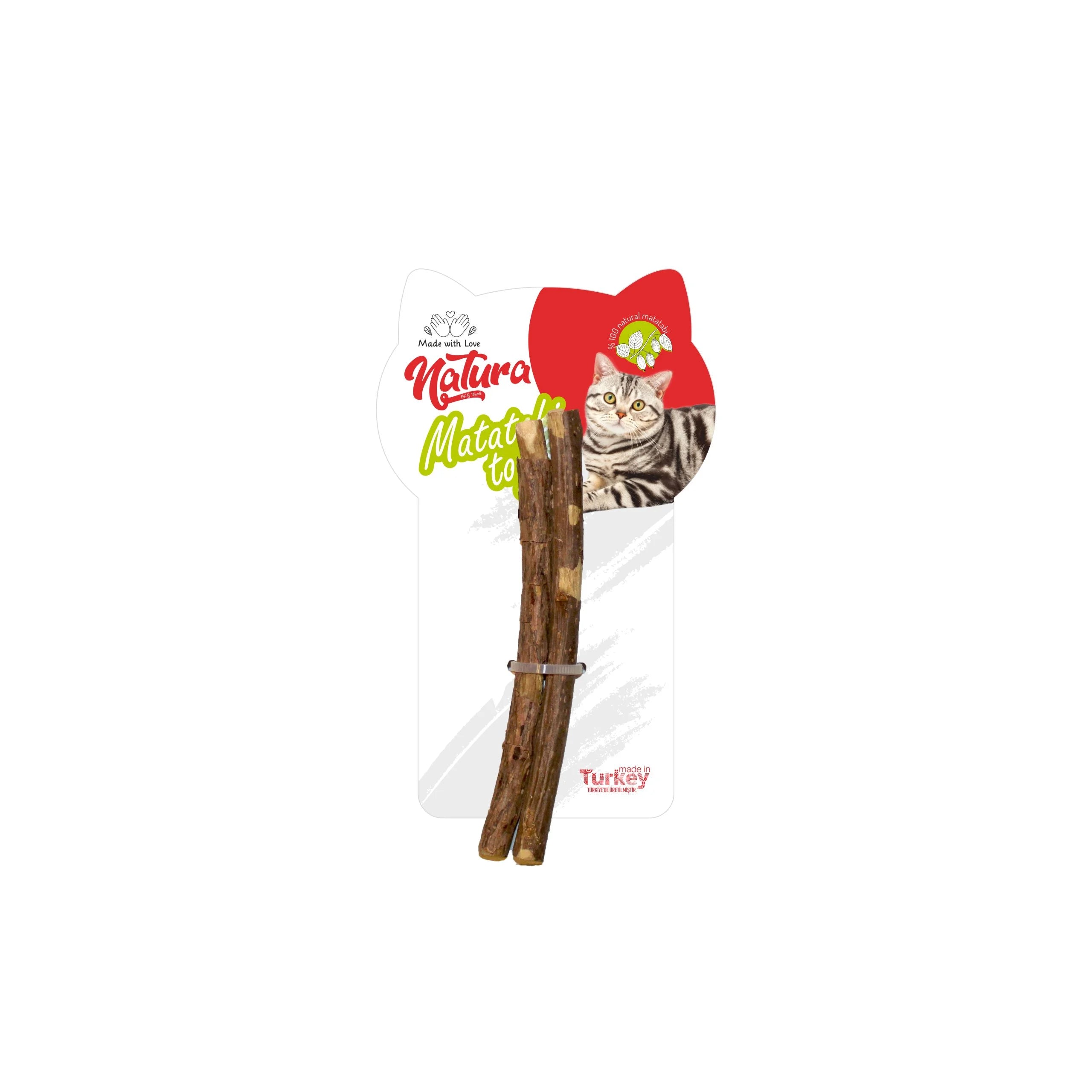 Jucărie pentru pisici – Natura Matatabi Stick Mediu 2 Buc (12 cm)