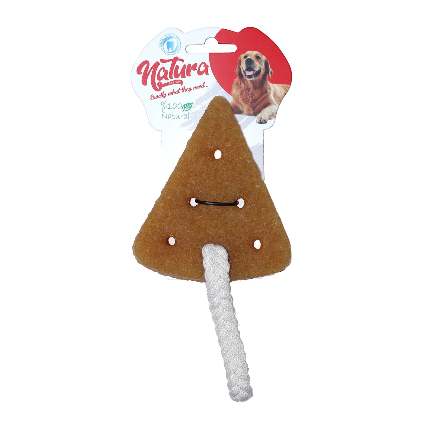 Jucărie pentru câini – Natura Rubber Cheese Dog Chew Toy PTH-060 (19 cm)