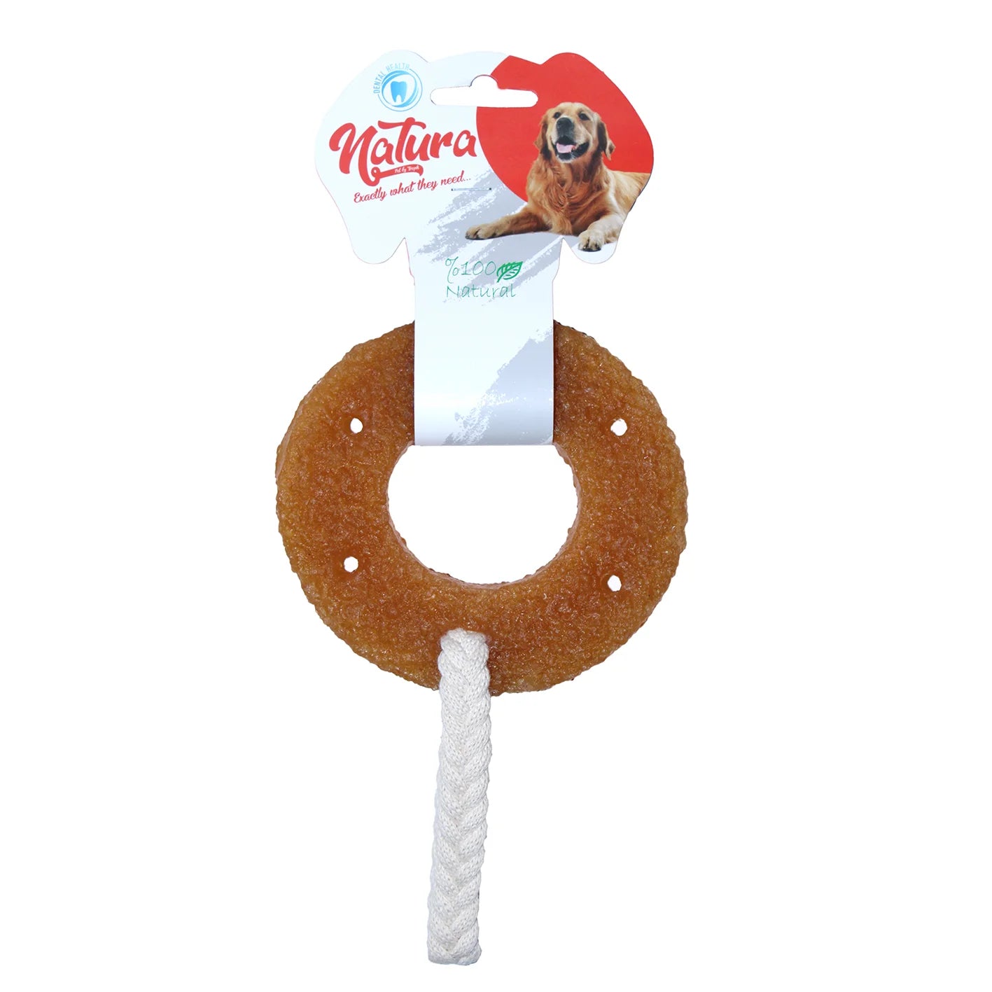 Jucărie pentru câini – Natura Rubber Ring Dog Chew Toy PTH-067 (20 cm)