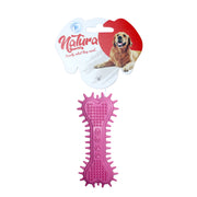 Jucărie pentru câini – Natura Plastic Heart & Paw Patern Bone Dog Toy (15 Cm)
