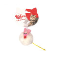 Jucărie pentru pisici – Natura Plush Mouse Ball Cat Toy PTC-040 (7 cm)