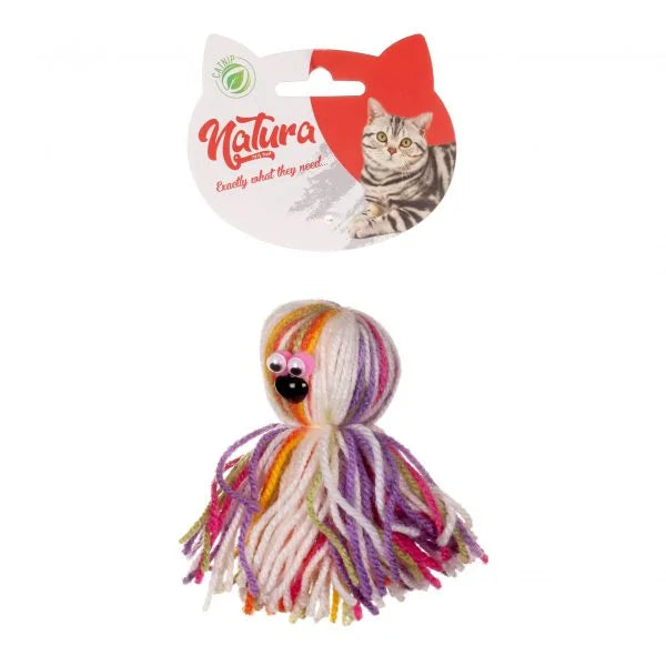 Jucărie pentru pisici – Natura Cotton Octopus Cat Toy PTC-042 (12 cm)
