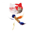 Jucărie pentru pisici – Natura Dental Feathered Bird Cat Toy PTC-047 (15 cm)