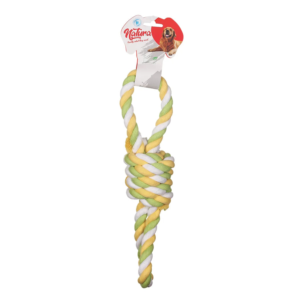 Coarda pentru câini – Natura Double Handle Midi Dog Rope Toy PTH-027 (30 cm)