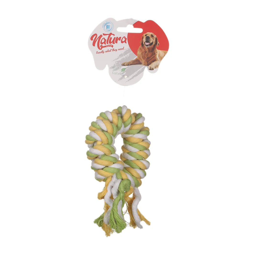 Jucărie pentru câini – Natura Ring Dog Rope Toy PTH-032 (10 cm)