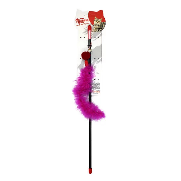 Jucărie Natura de Pluș pentru Pisică Cu Pene PTC-055 (45 Cm)