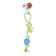 Jucărie pentru câini – Natura Pull Rope Dog Toy With Plastic Ball PTH-039 (42 cm)