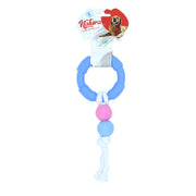 Jucărie pentru câini – Natura Rope Dog Toy With Plastic Ball And Ring PTH-048 (27cm)