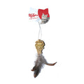 Jucărie pentru pisici – Natura Feather Cone Cat Toy PTC-065 (14 cm)