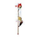 Jucărie pentru pisici – Natura Feather Cone Cat Rod Toy PTC-066 (40 cm)