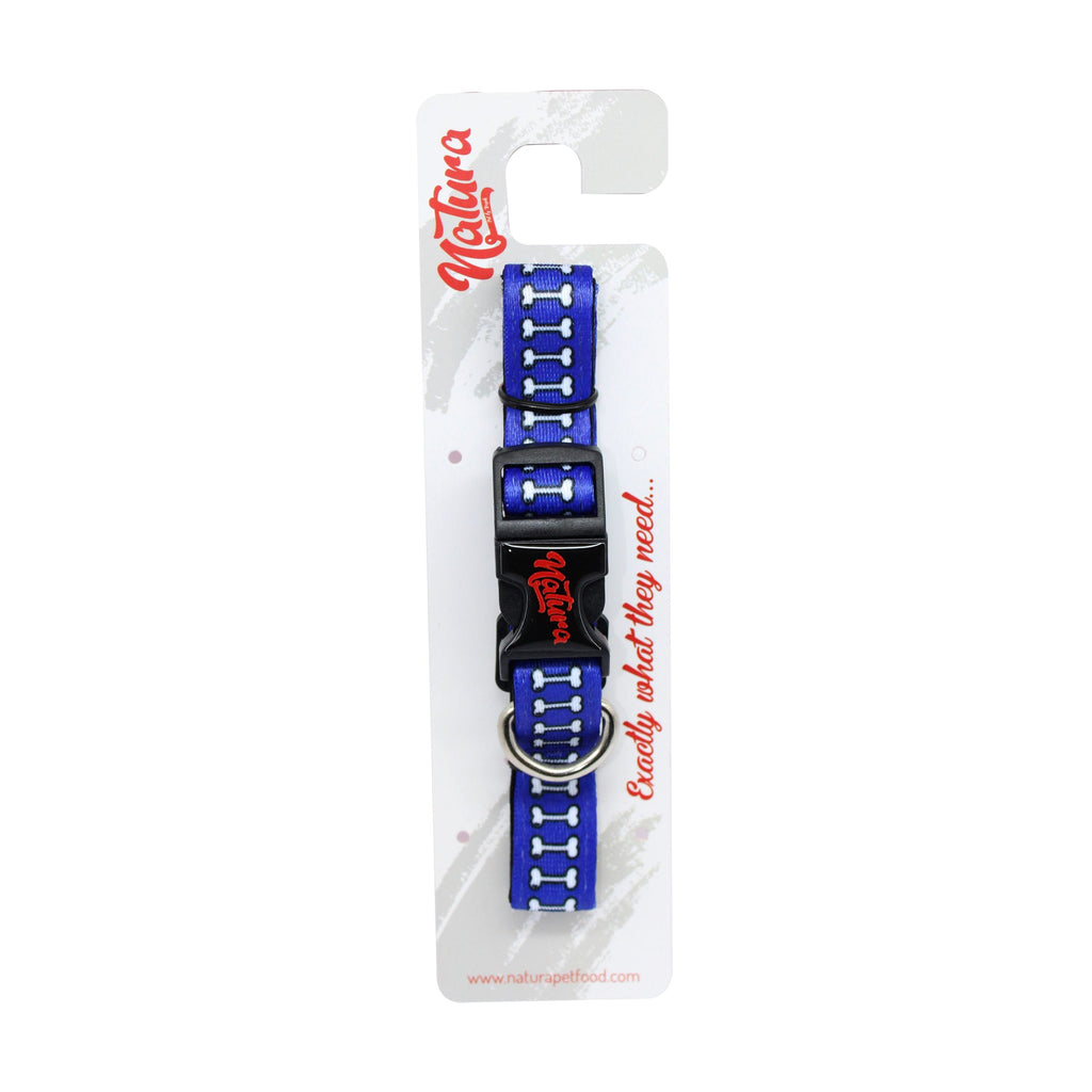 Zgărda petntru Caini Natura Dog Collar – Bone Patterned