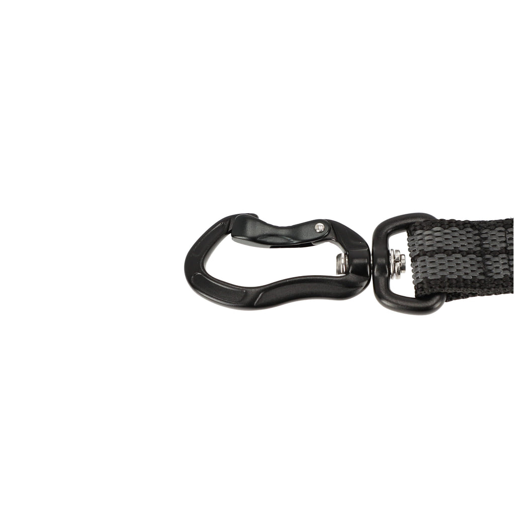 Dingo Gear – Lesă ultraușoară din bandă cauciucată cu carabină din aluminiu