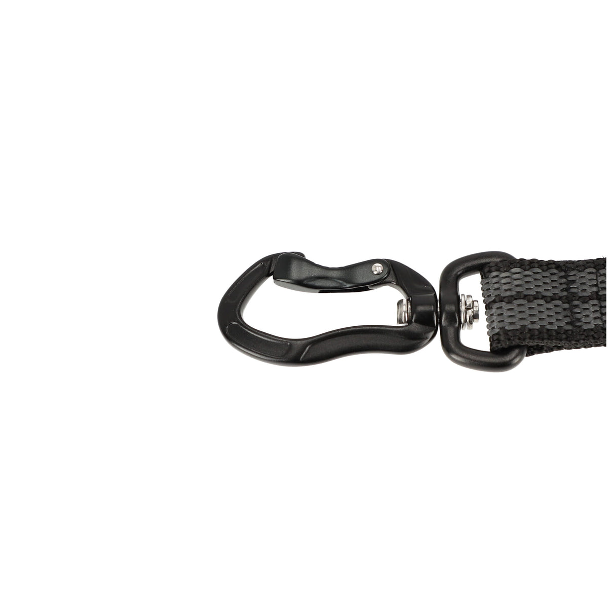 Dingo Gear – Lesă ultraușoară din bandă cauciucată cu carabină din aluminiu