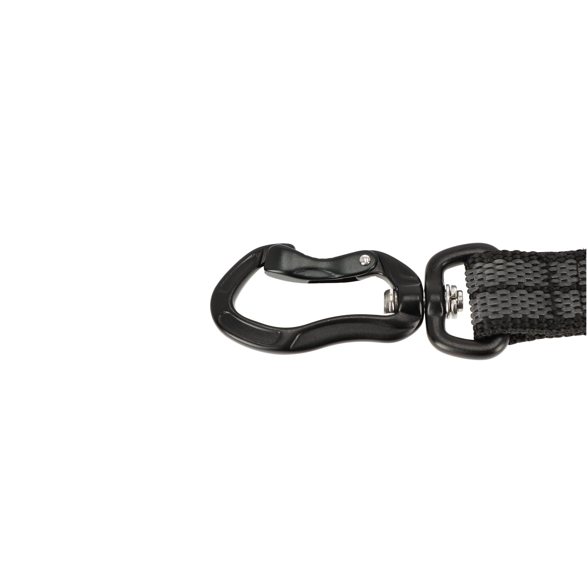 Dingo Gear – Lesă ultraușoară din bandă cauciucată cu carabină din aluminiu