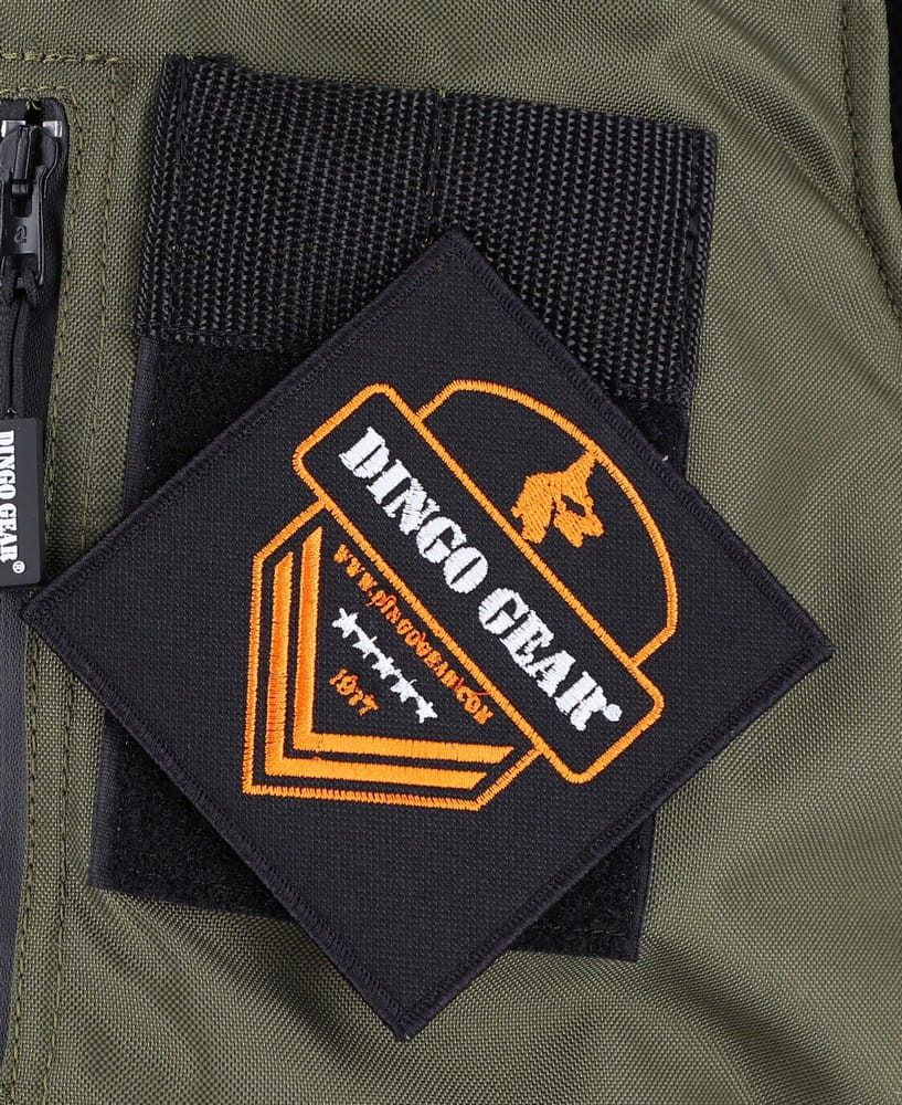 Dingo Gear – Vestă de antrenament canin pentru toate anotimpurile, cu glugă, culoare verde
