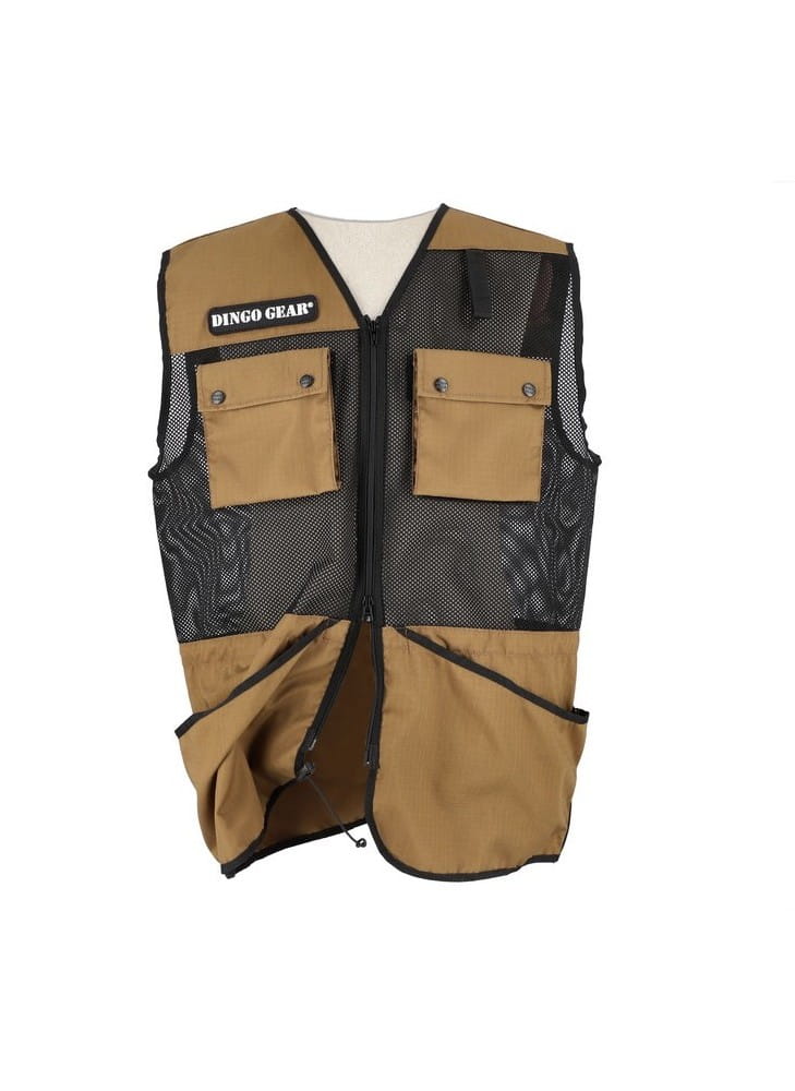 Dingo Gear PRO – vestă de antrenament din plasă, culoare coyote brown
