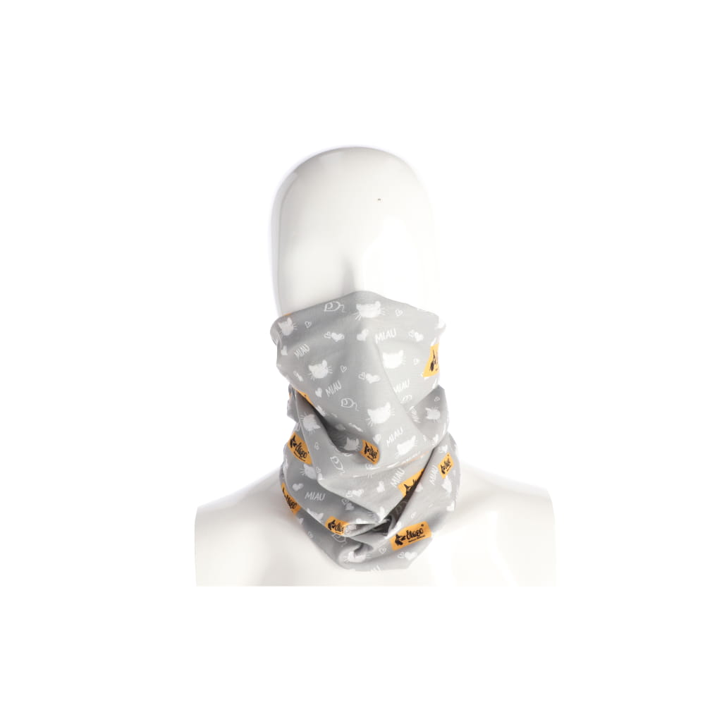 Bandana multifuncțională cu model pisică gri