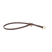 Dingo Gear – Zgardă tip strangulare – Zgardă din piele pentru câini | maro | S–XXXL