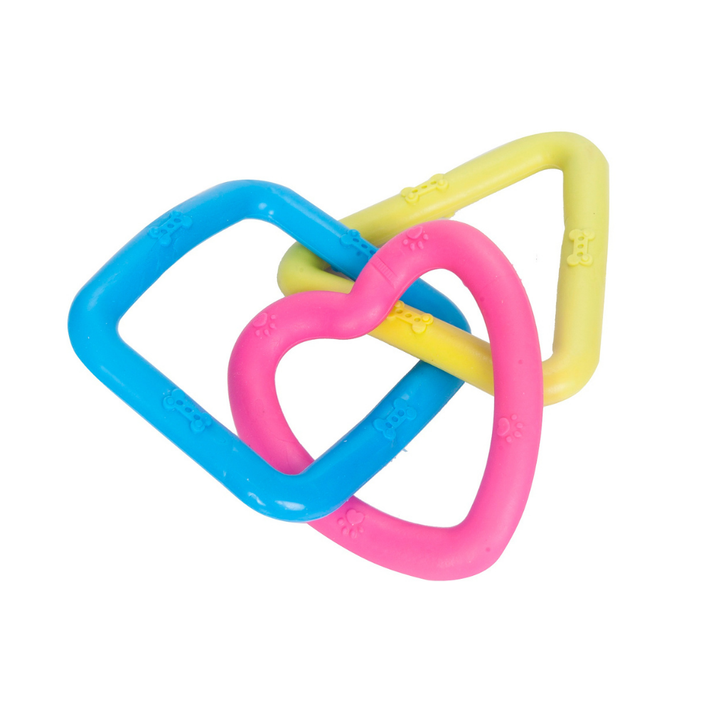 Jucărie de tras și ros din cauciuc pentru câini