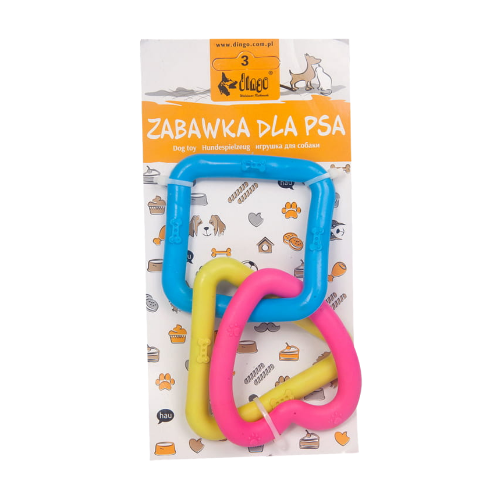 Jucărie de tras și ros din cauciuc pentru câini