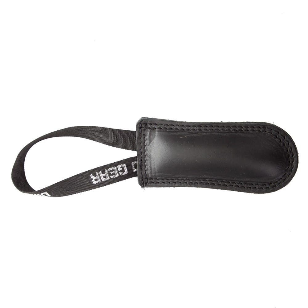 Dingo Gear – Jucărie tug din piele cu un singur mâner – pentru antrenament de mușcătură și joacă