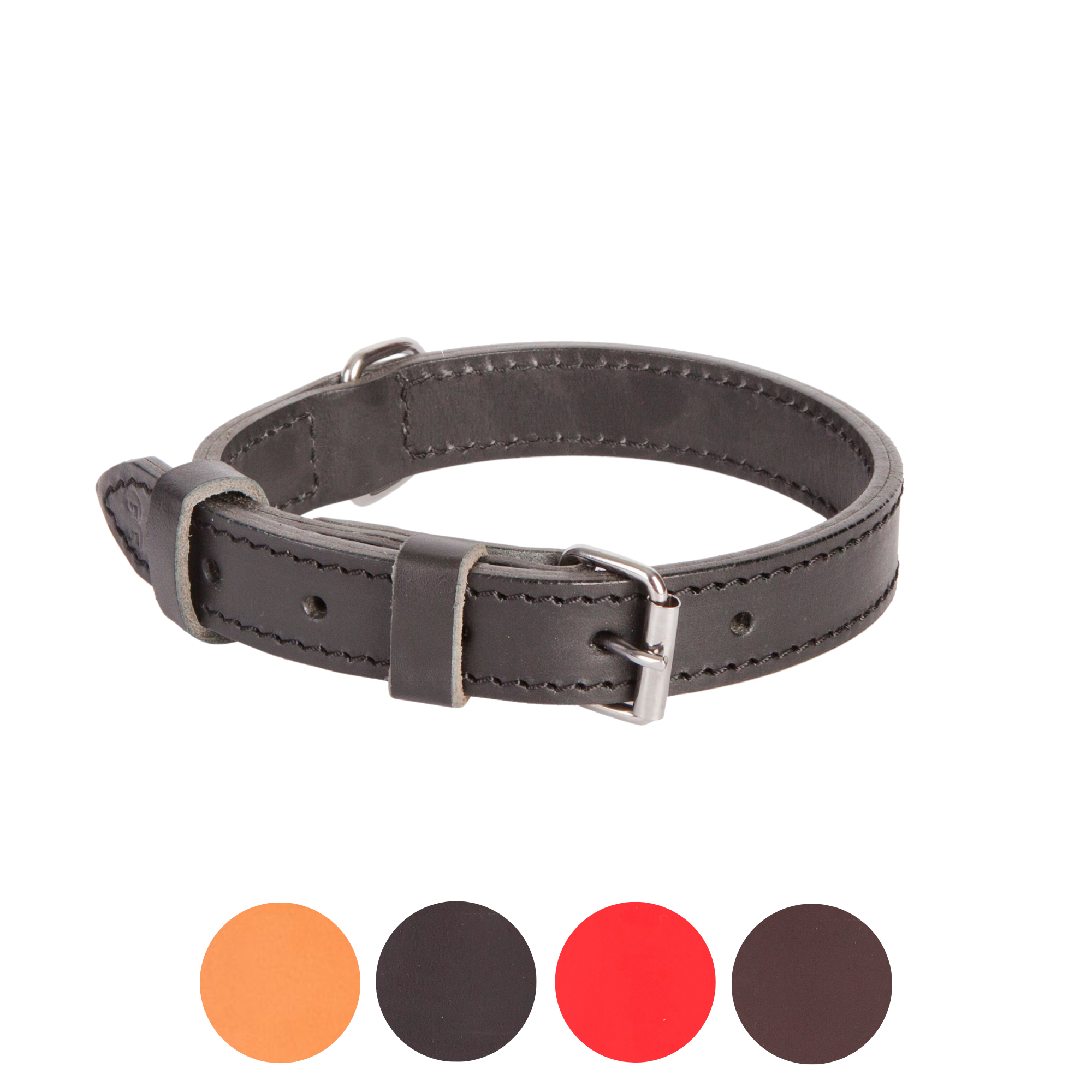 Zgardă clasică cusută dublu