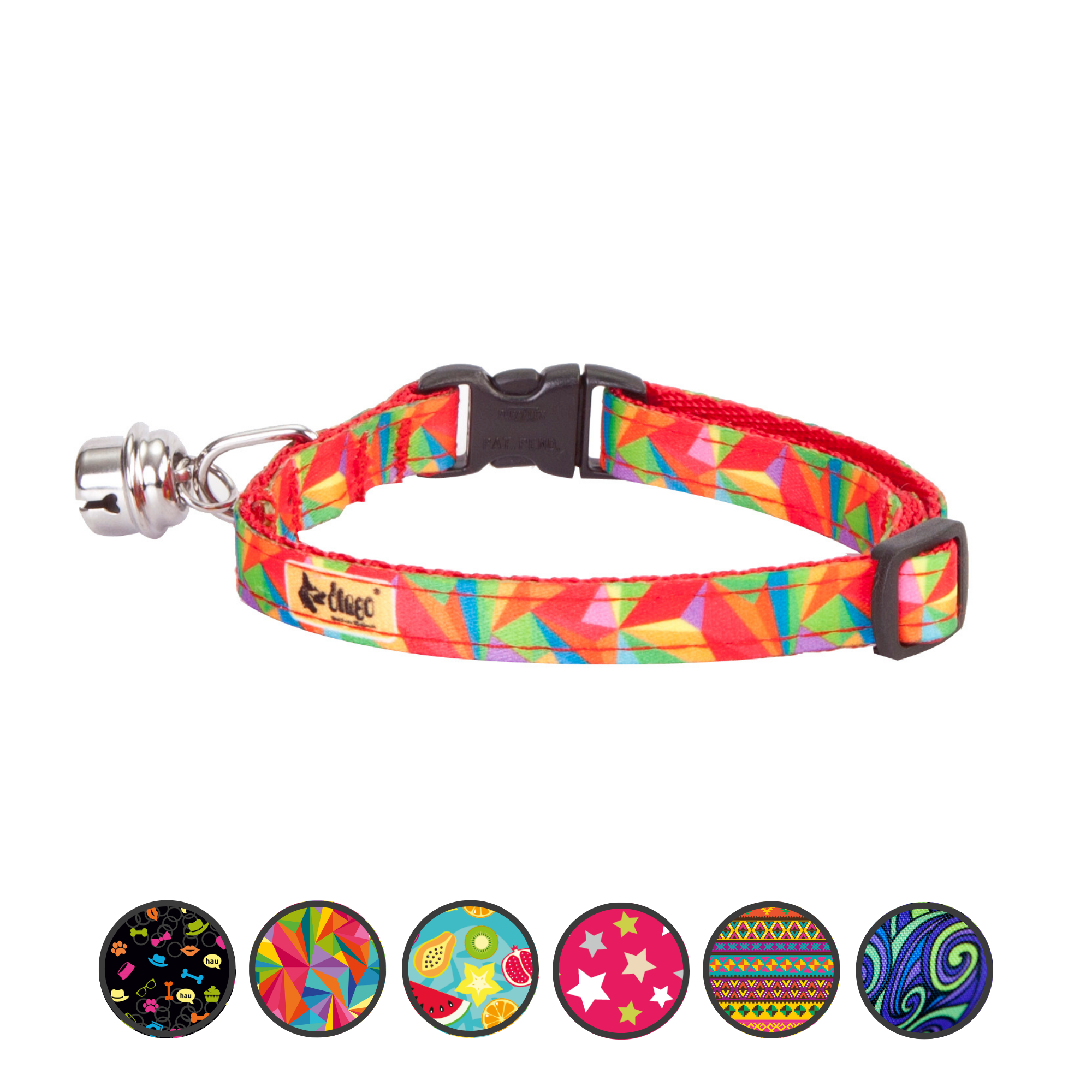 Zgardă pentru pisici cu clopoțel detașabil america