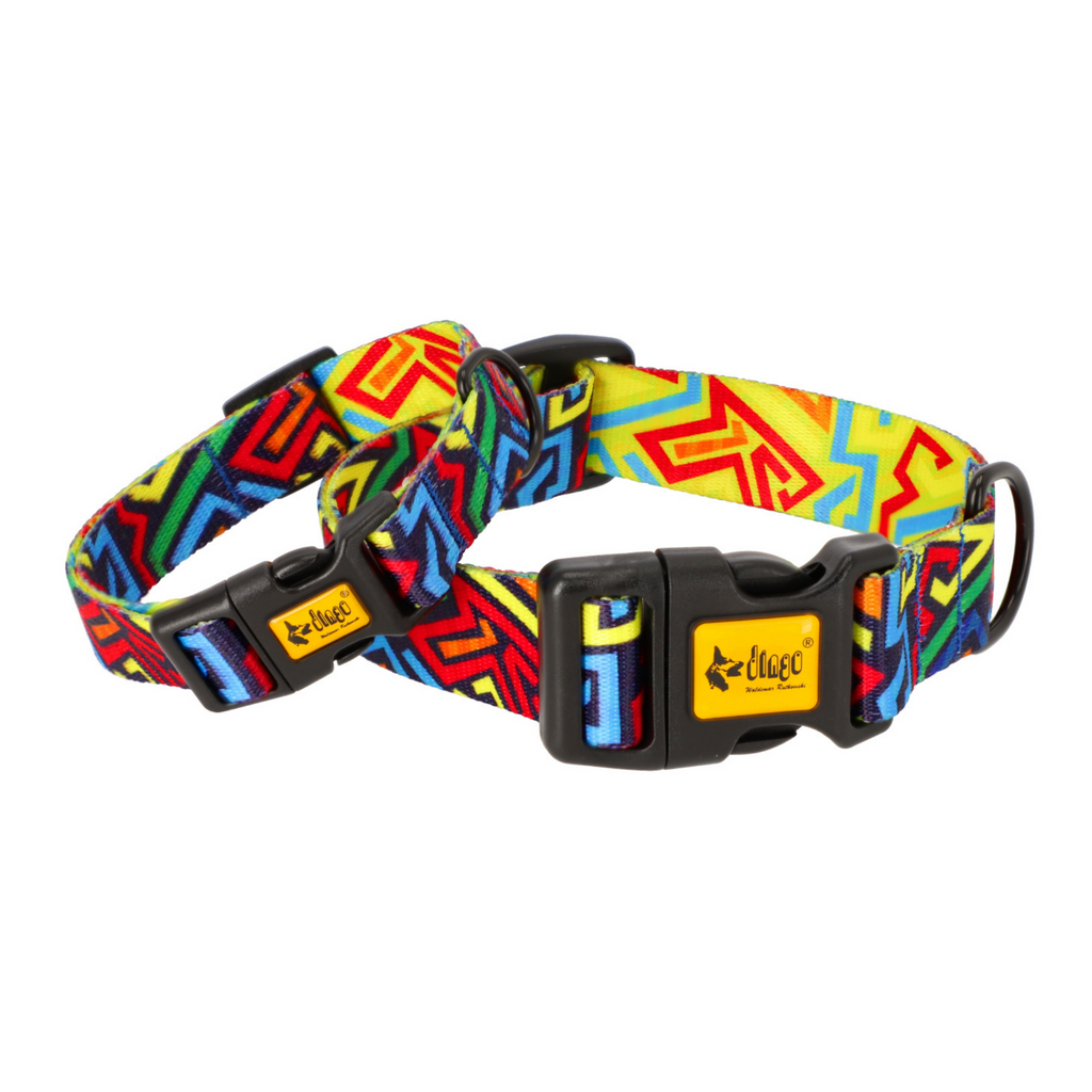 Zgardă pentru câine city graffiti