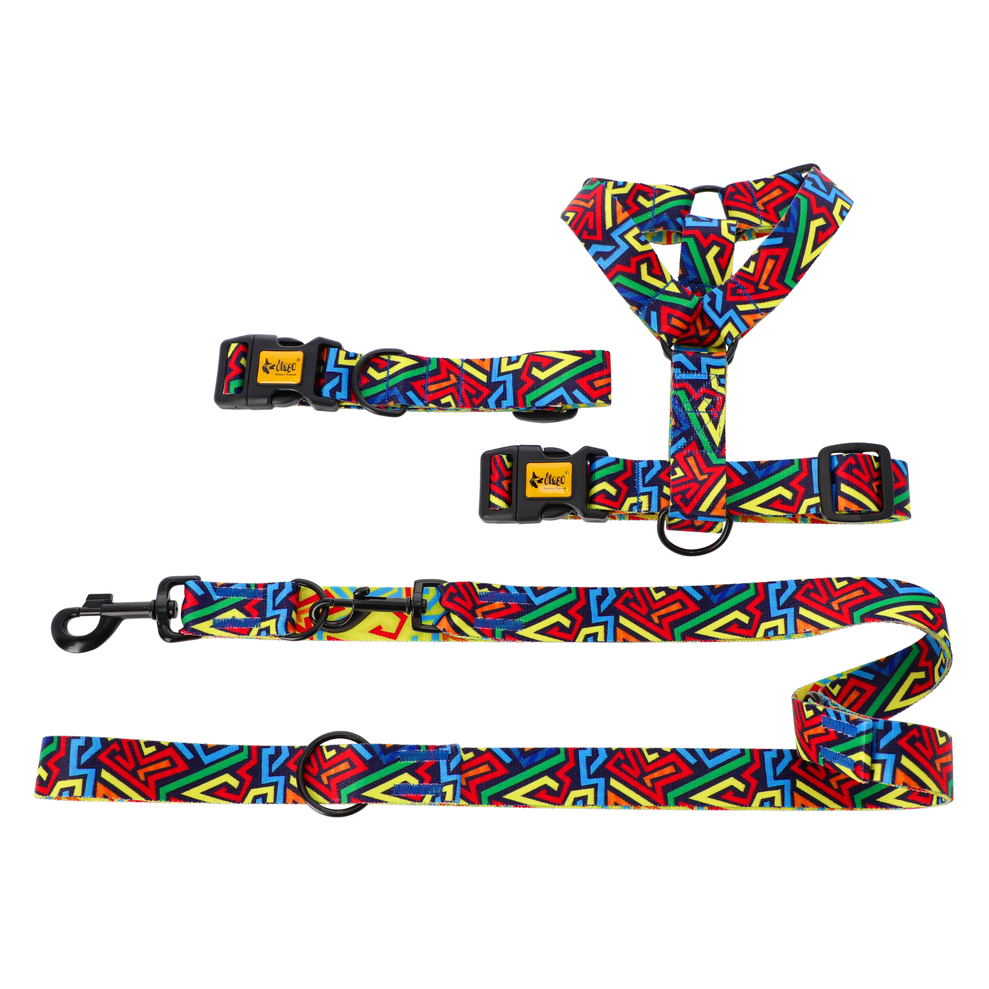 Zgardă pentru câine city graffiti