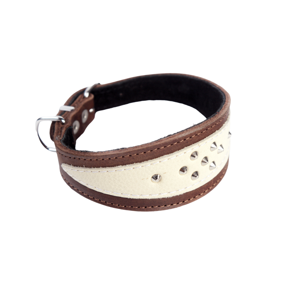 Zgardă din piele pentru ogar, whippet soft