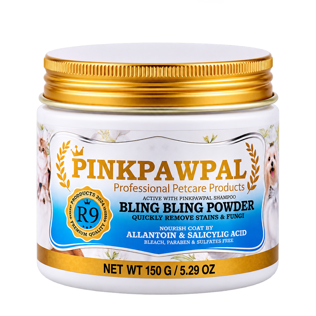 Bling Bling Powder - Pudră pentru îndepărtarea petelor și luminozitatea blănii