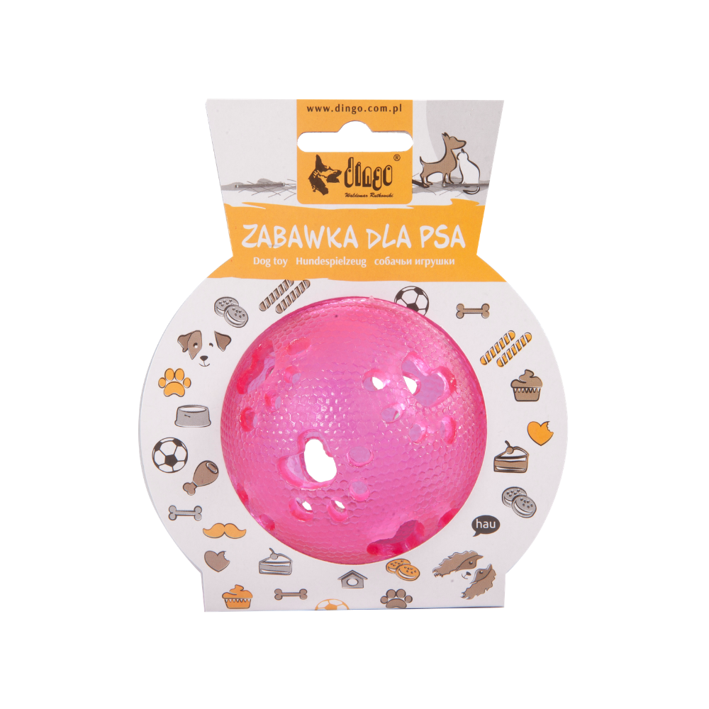 Minge ajurată cu lăbuțe roz