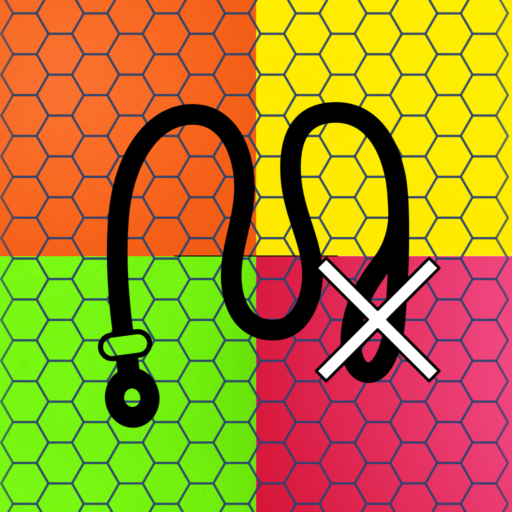 Lesă de antrenament Flex Honey fără mâner