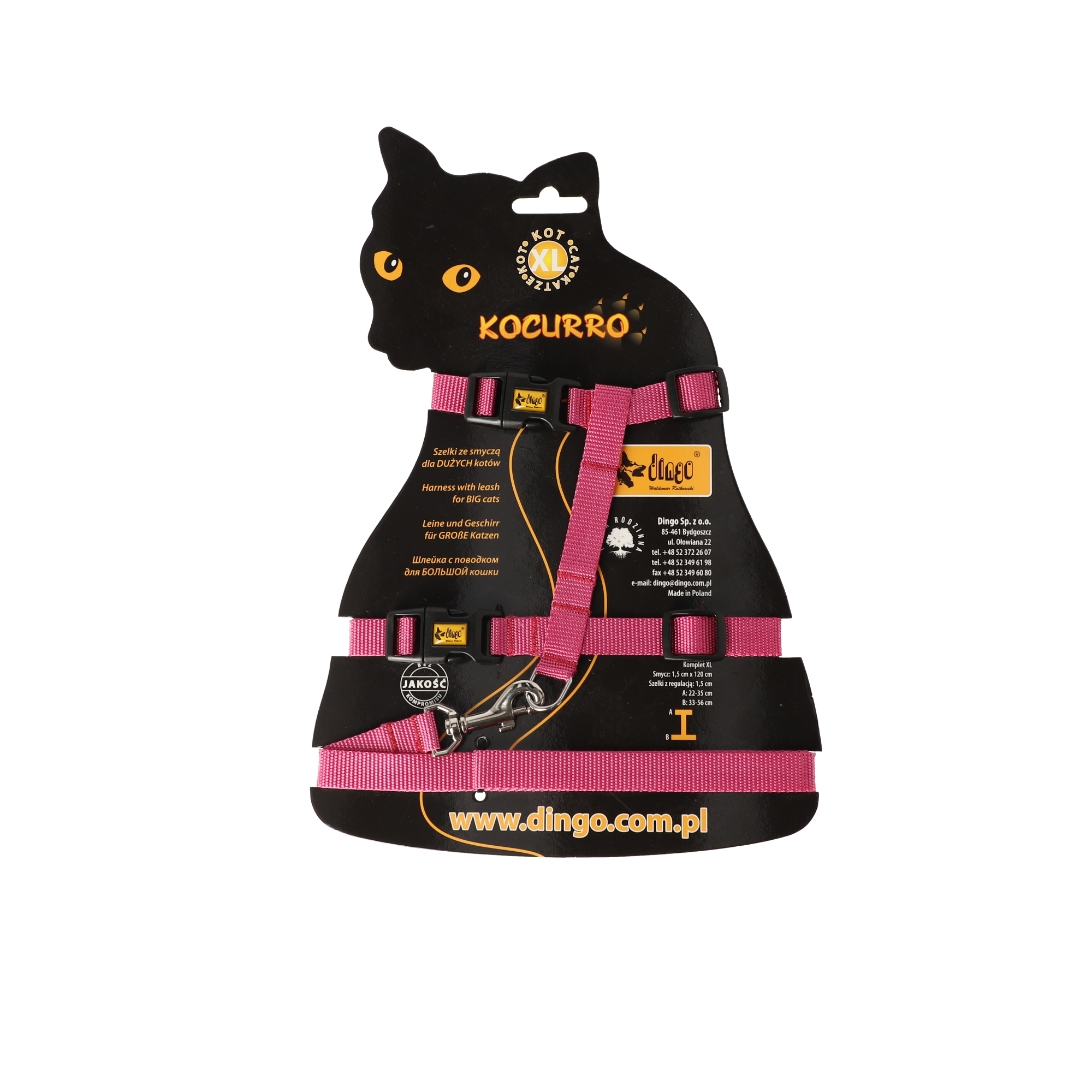 Ham și lesă pentru pisici „kocurro”