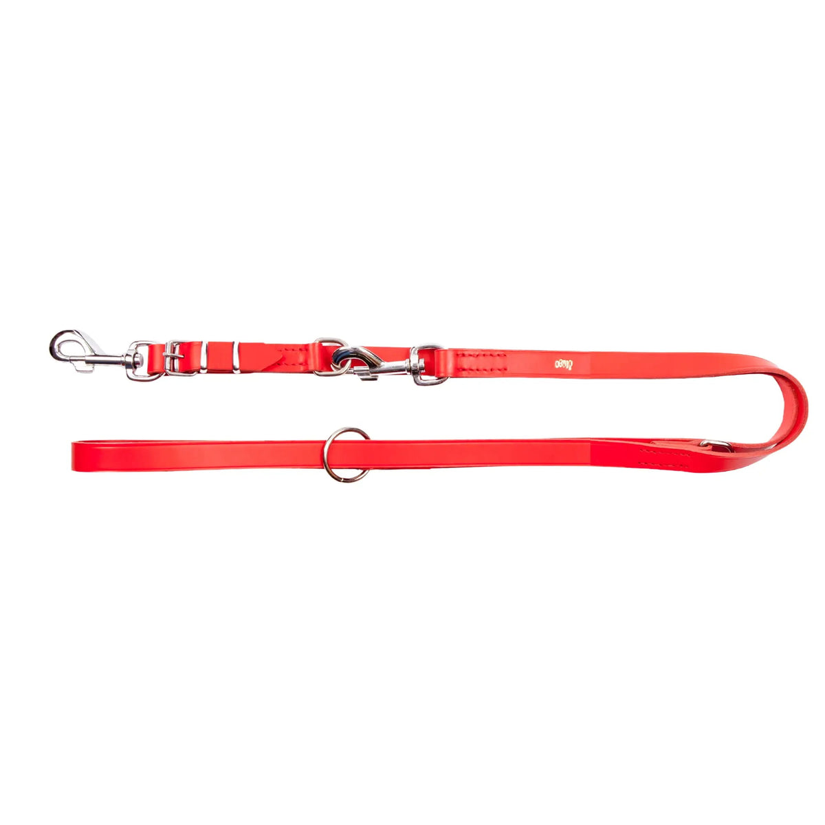 Lesă extensibilă cusută cu carabină înlocuibilă