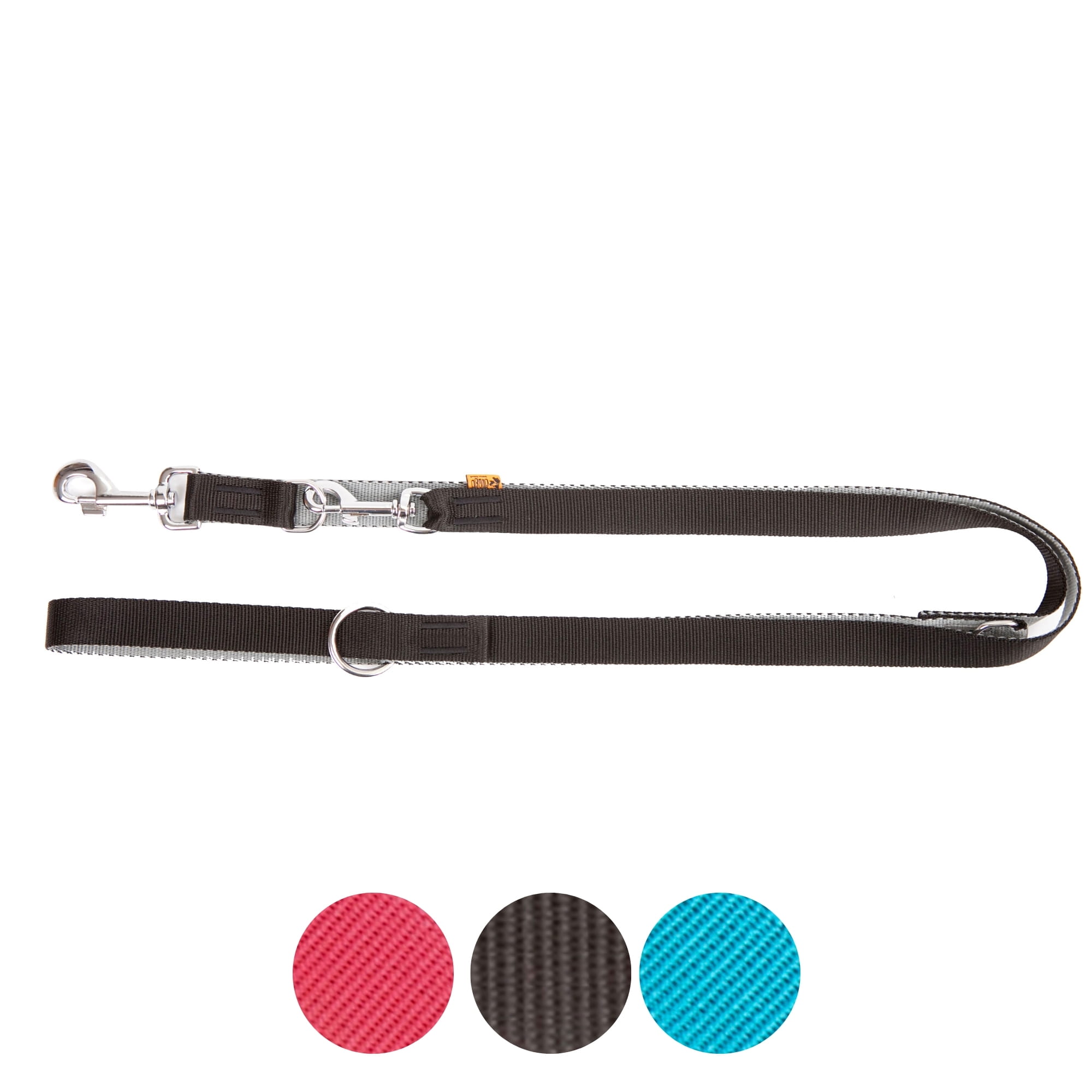 Lesă extensibilă din bandă Twilight Silver