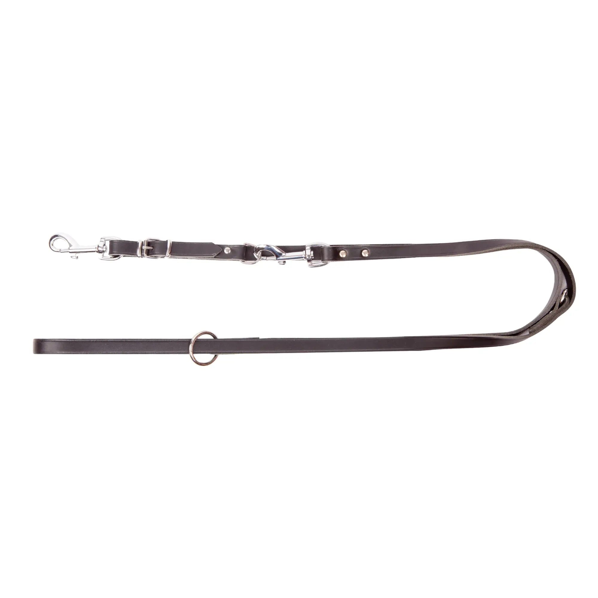 Lesă extensibilă cu nituri și carabină înlocuibilă