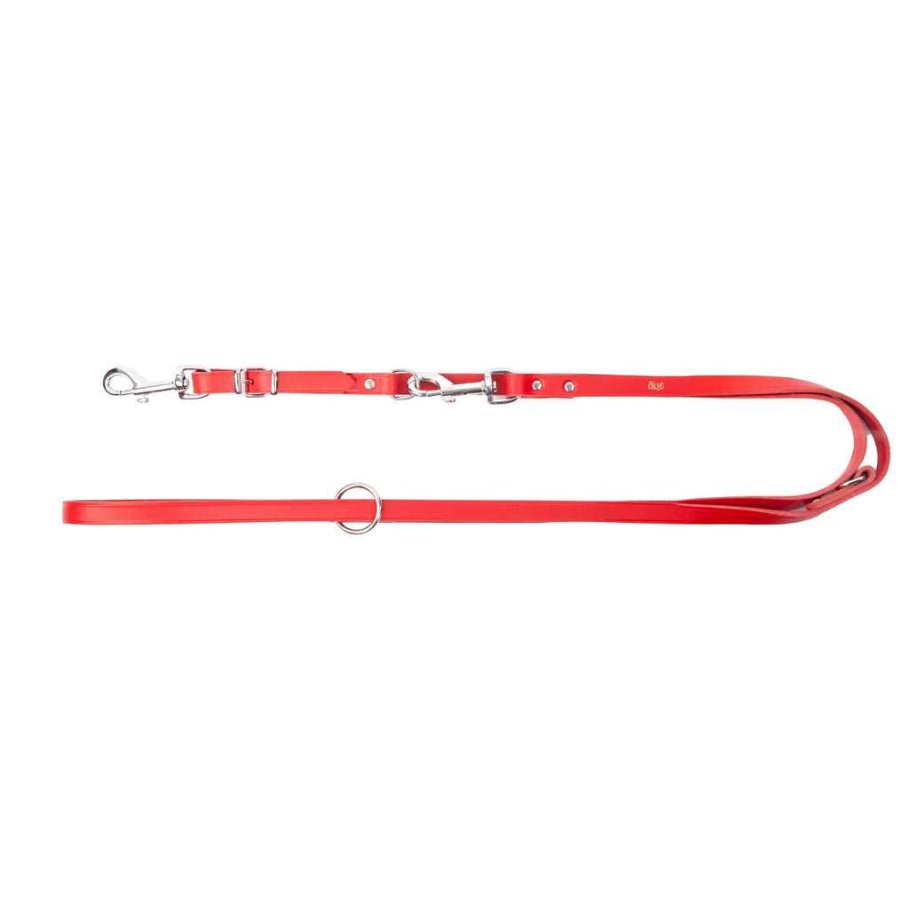 Lesă extensibilă cu nituri și carabină înlocuibilă