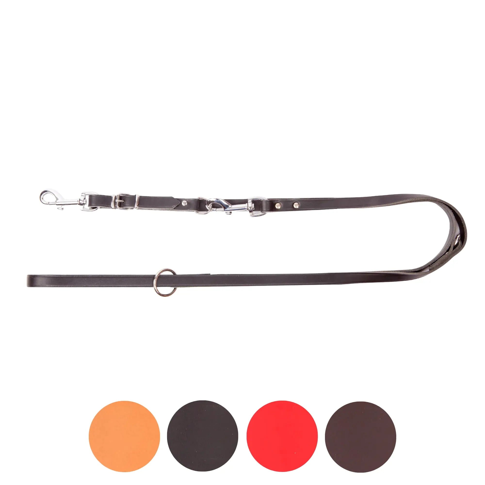 Lesă extensibilă cu nituri și carabină înlocuibilă