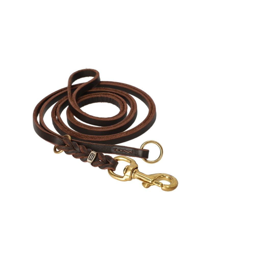 Dingo Gear – Lesă inelară din piele uleiată fără mâner