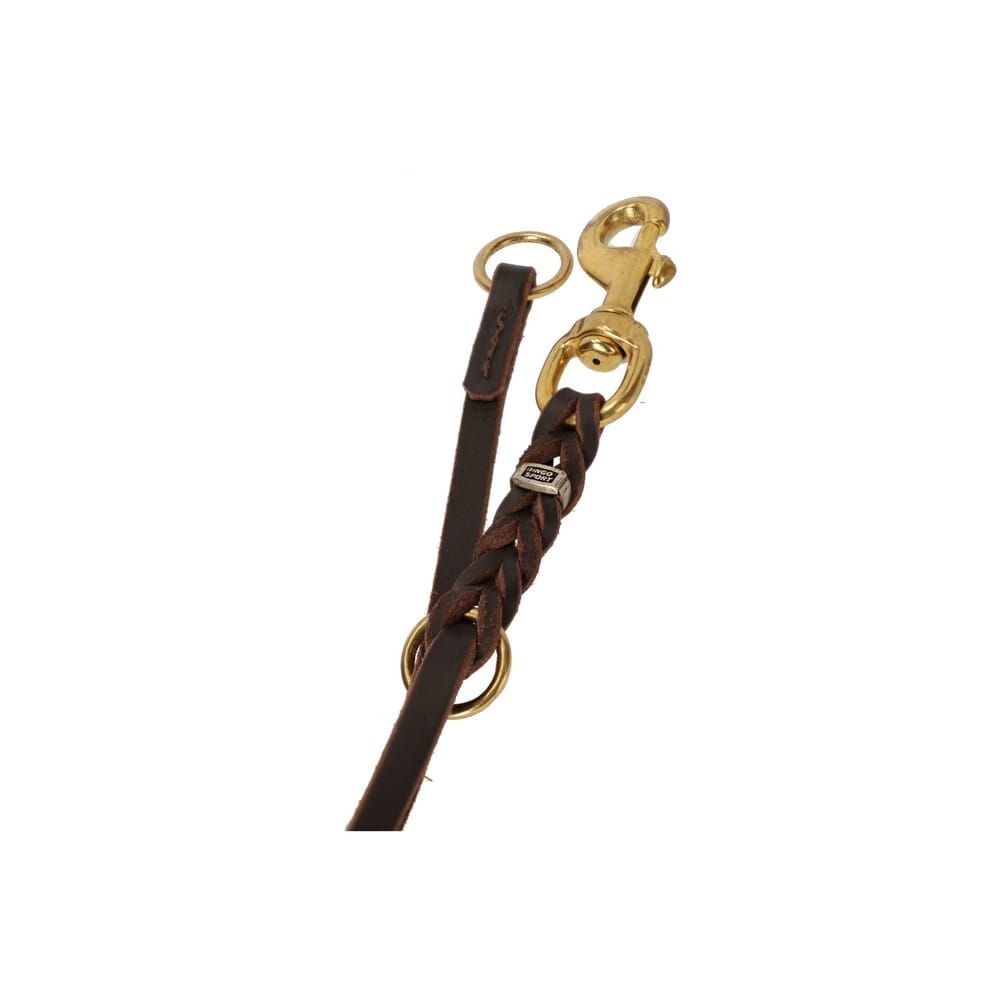 Dingo Gear – Lesă inelară din piele uleiată fără mâner